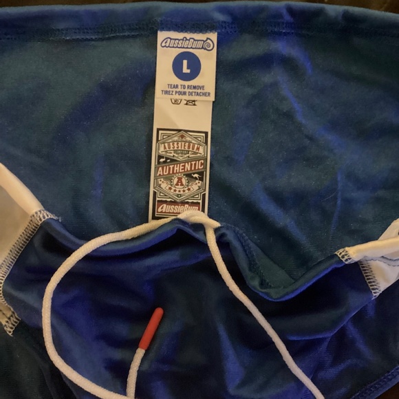 Aussiebum, swim suit , blue and white, large, NWOT - Picture 3 of 8